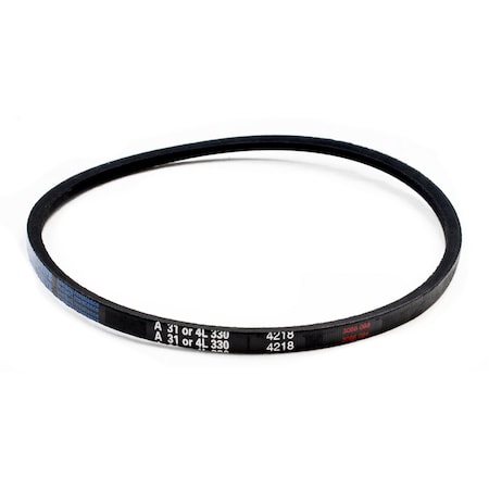 D&D A31/4L330 Classical V-Belt, 33 in Outside Length, 1/2 in Top Width, 1 Ribs A31/4L330